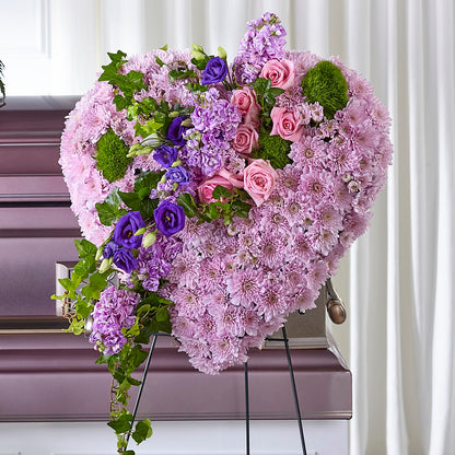 Treasured Love Standing Heart – HILL'S FLOWERS AND EVENTS, San Jose CA