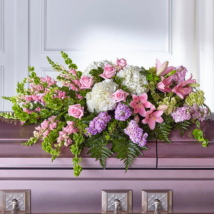 Life's Gratitude Casket Spray – HILL'S FLOWERS AND EVENTS, San Jose CA