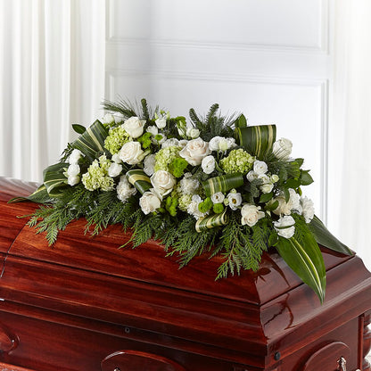Hopeful Gesture Casket Spray – HILL'S FLOWERS AND EVENTS, San Jose CA