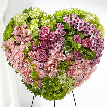 Heartwarming Standing Heart – HILL'S FLOWERS AND EVENTS, San Jose CA