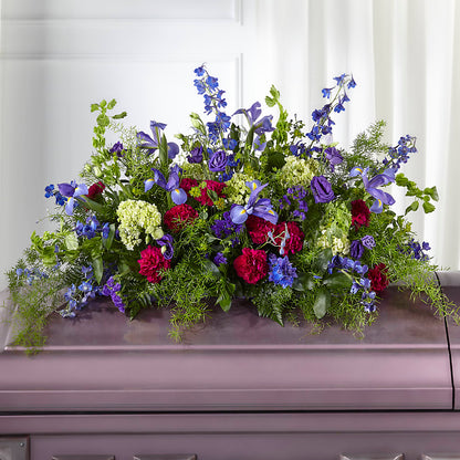 Always Treasured Casket Spray – HILL'S FLOWERS AND EVENTS, San Jose CA