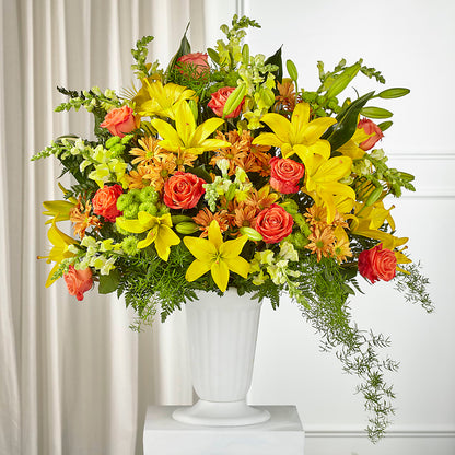 Fall Sentiments Arrangement – HILL'S FLOWERS AND EVENTS, San Jose CA