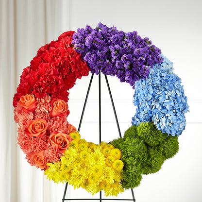 Circle of Love Wreath – HILL'S FLOWERS AND EVENTS, San Jose CA