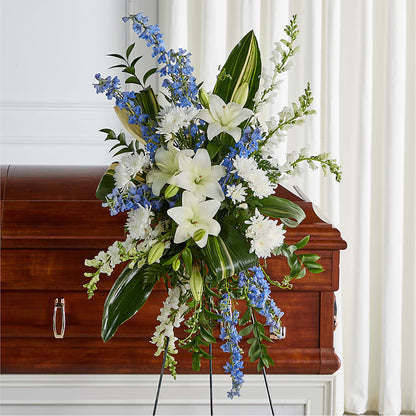 Eternal Impressions Standing Spray – HILL'S FLOWERS AND EVENTS, San Jose CA