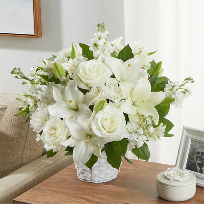 Peaceful Reflections Arrangement – HILL'S FLOWERS AND EVENTS, San Jose CA