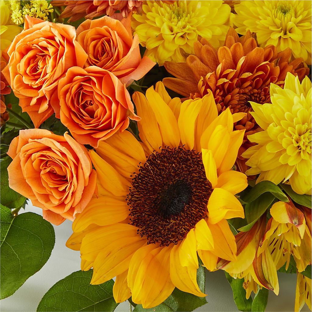 Autumn Harmony Centerpiece – HILL'S FLOWERS AND EVENTS, San Jose CA
