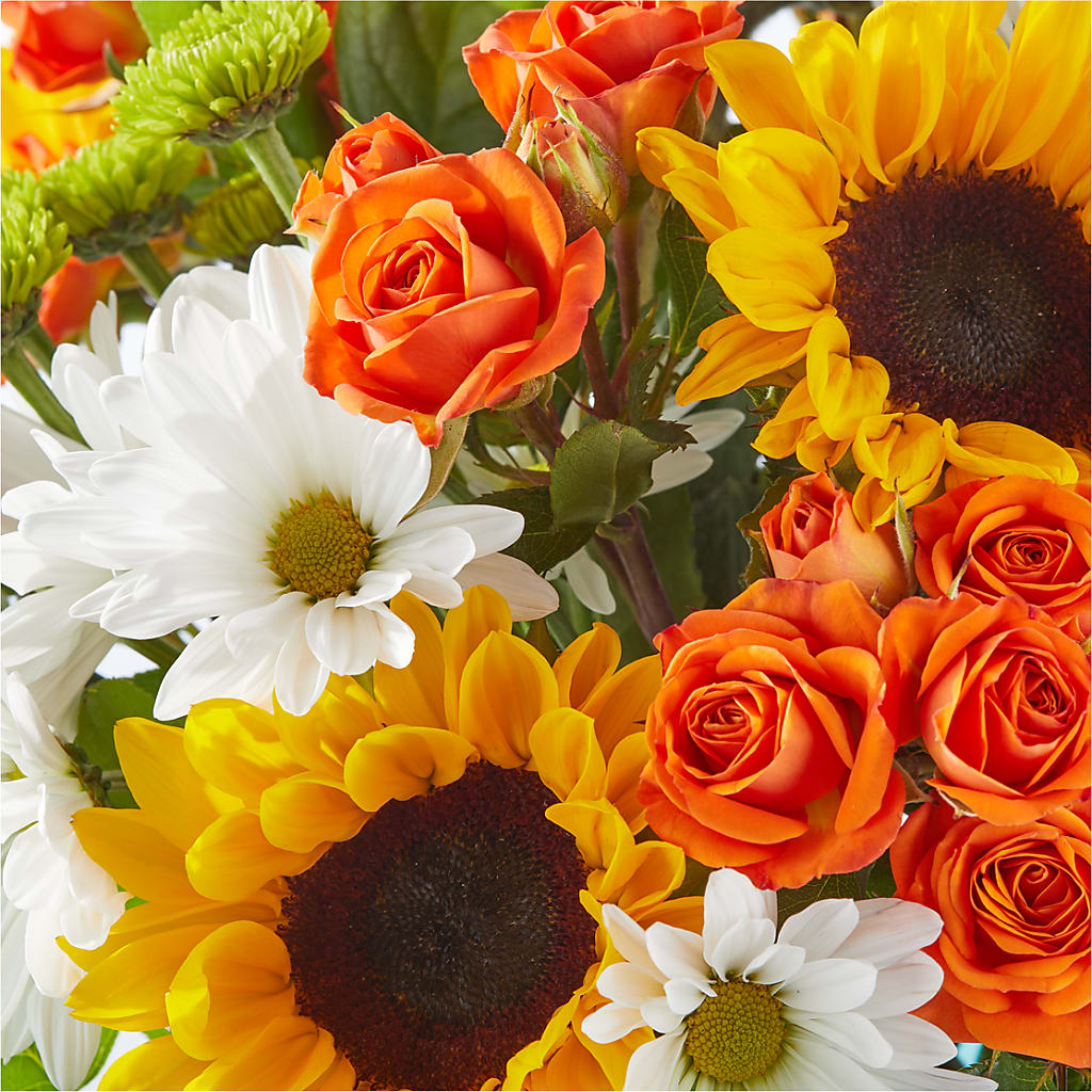 Sun-drenched Blooms Bouquet – HILL'S FLOWERS AND EVENTS, San Jose CA
