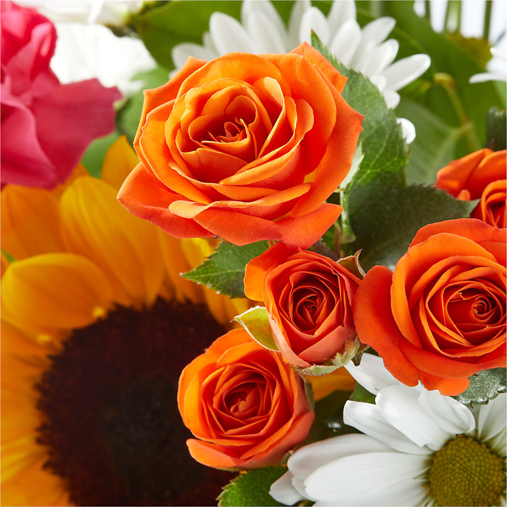 Sun-drenched Blooms Bouquet – HILL'S FLOWERS AND EVENTS, San Jose CA