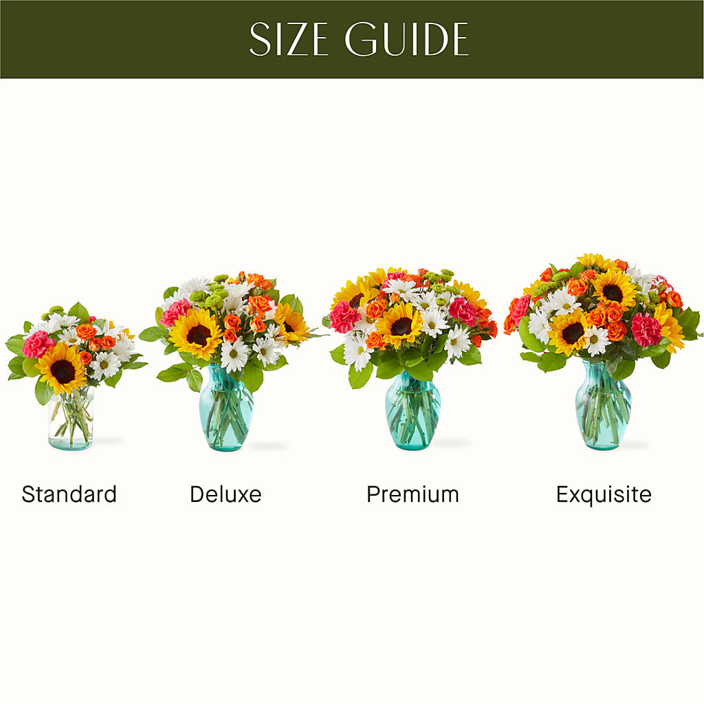 Sun-drenched Blooms Bouquet – HILL'S FLOWERS AND EVENTS, San Jose CA