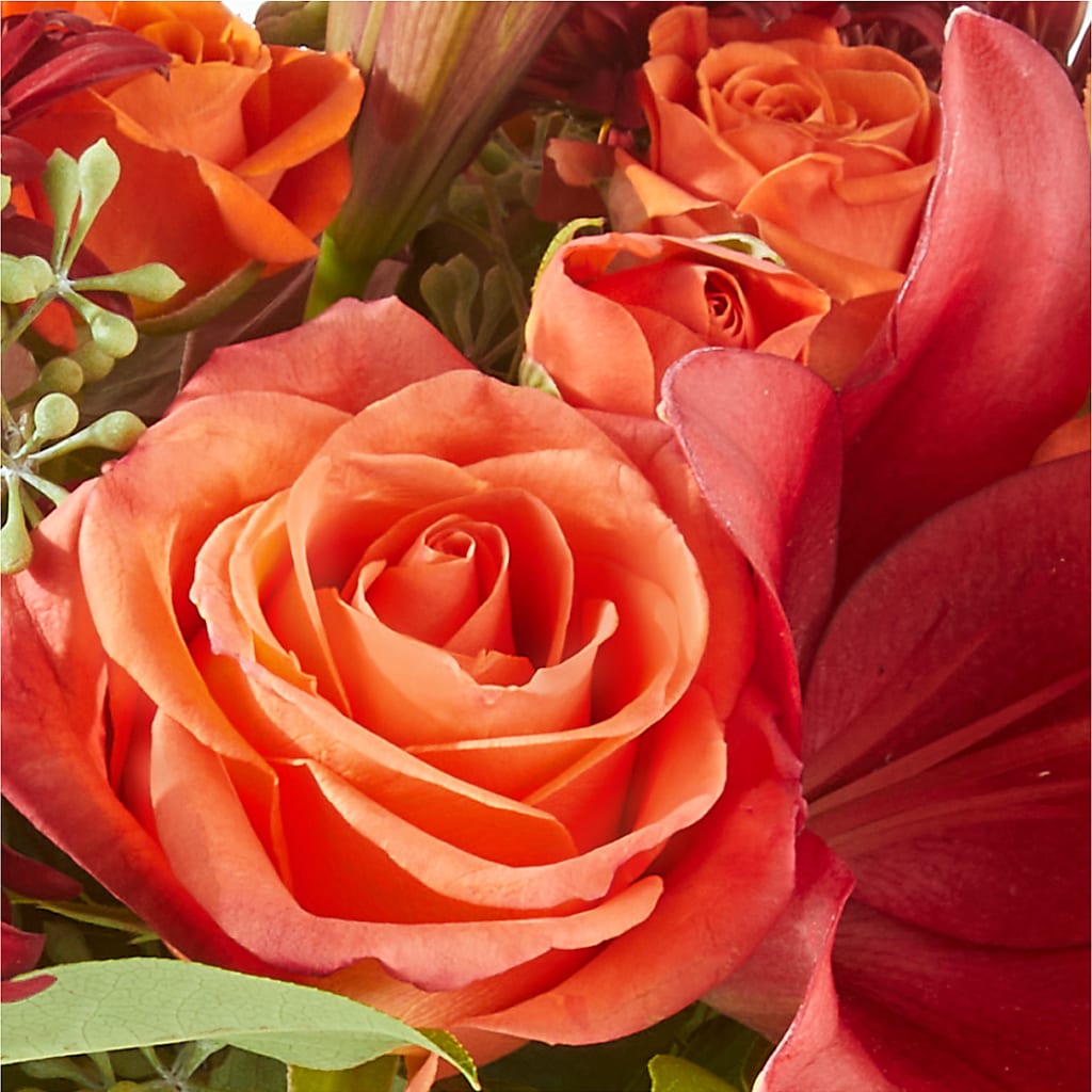 Crimson Leaves Bouquet – HILL'S FLOWERS AND EVENTS, San Jose CA