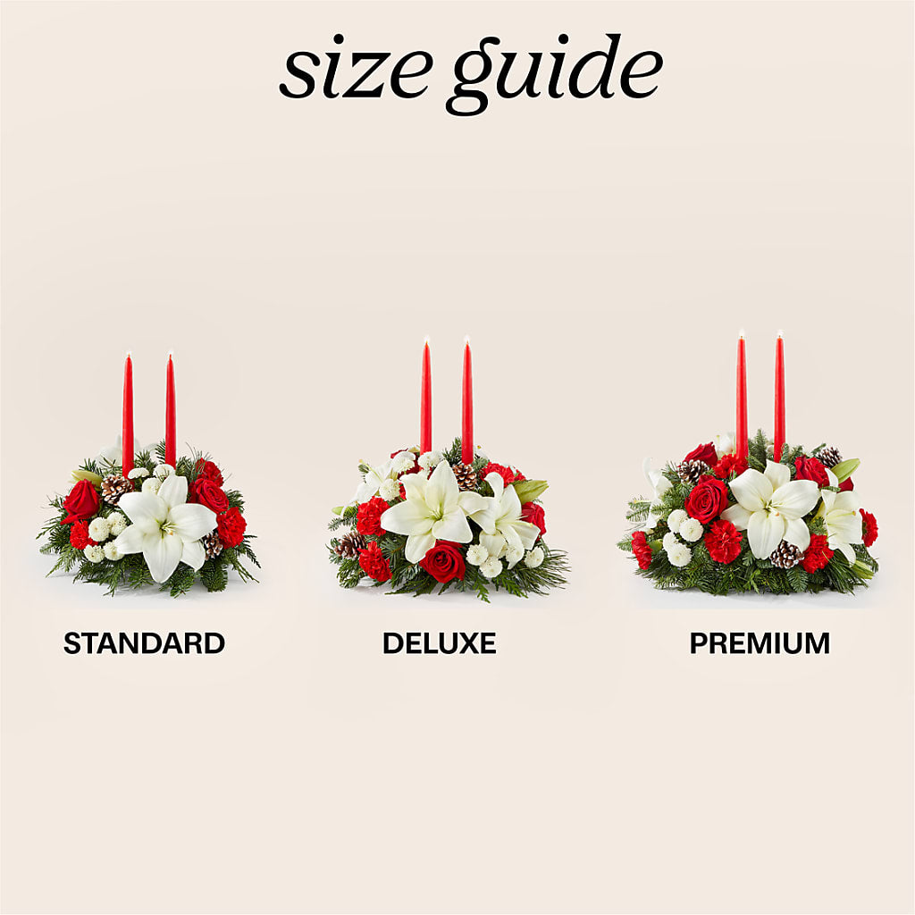 Seasonal Festivities Centerpiece – HILL'S FLOWERS AND EVENTS, San Jose CA