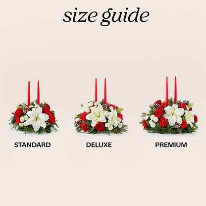 Seasonal Festivities Centerpiece – HILL'S FLOWERS AND EVENTS, San Jose CA