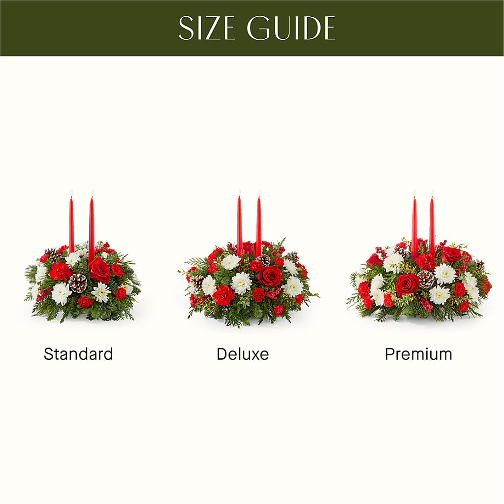 Holiday Soiree Centerpiece – HILL'S FLOWERS AND EVENTS, San Jose CA