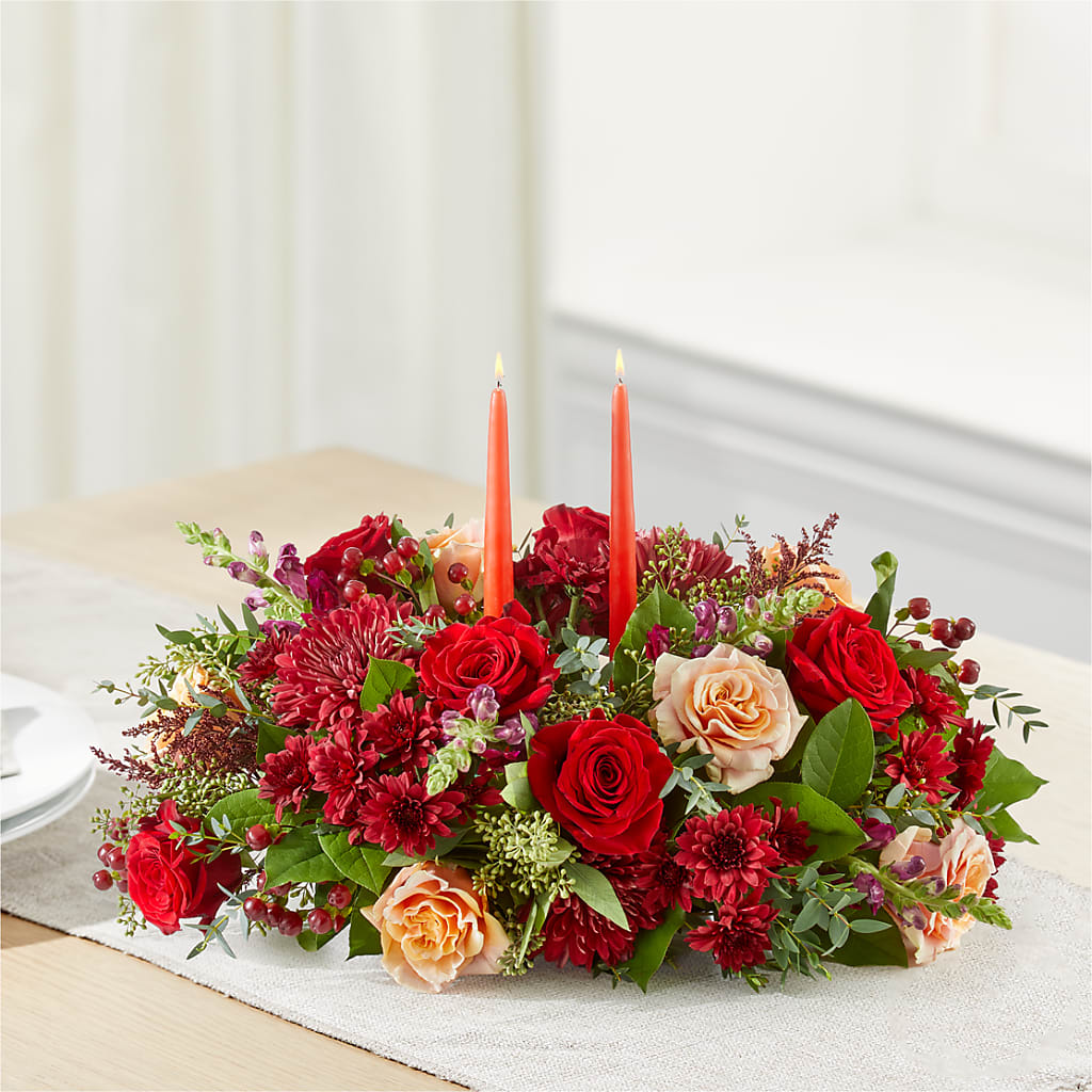 Most Thankful Centerpiece – HILL'S FLOWERS AND EVENTS, San Jose CA